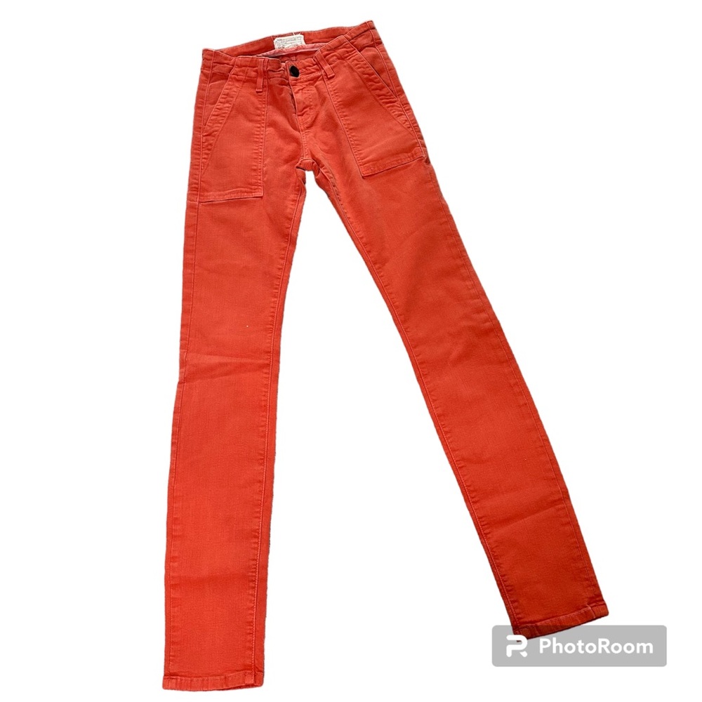 Current/Elliott Women's Skinny Jeans in Red